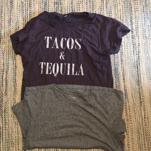 Two XL tees